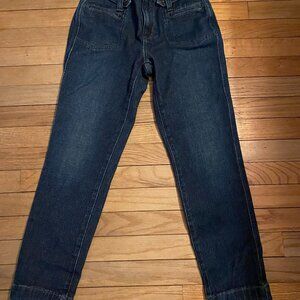 WE THE FREE Dark Wash CRVY High Rise Straight Leg JEANS -Size 25